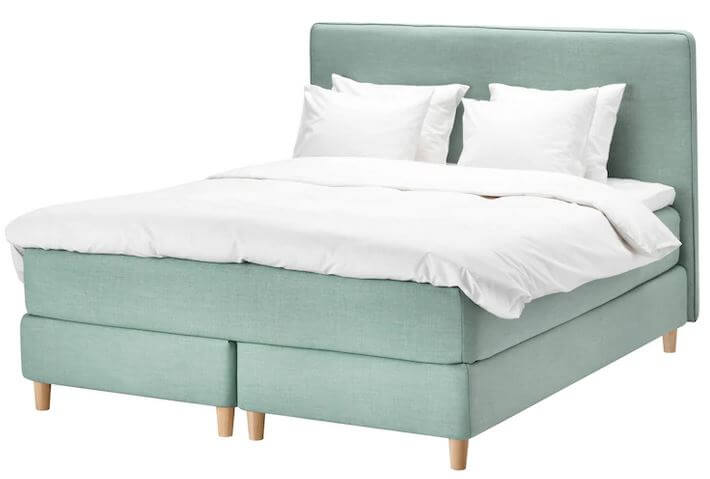 IKEA Boxspringbett Dunvik türkis